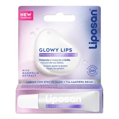 Liposan Glowy Lips Magnolia Extract Ενυδατικό Gloss Χειλιών,10ml