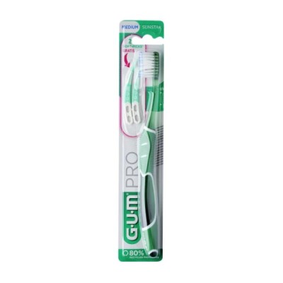 Gum Promo 528 Technique Pro Compact Medium Οδοντόβουρτσα +Μεσοδόντια Βουρτσάκια 2 Τεμ
