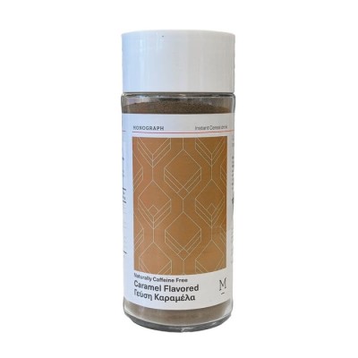 Monograph Υποκατάστατo Kαφέ - Στιγμιαίο Ρόφημα Δημητριακών Χωρίς Καφεΐνη Με Γεύση Καραμέλα 100gr