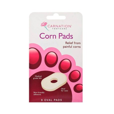Carnation Oval Corn Pads Προστατευτικά Αυτοκόλλητα Δαχτύλων Οβάλ, 9τεμ