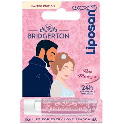 Liposan Limited Edition Bridgerton Eνυδατικό Balm Χειλιών Rose Meringue, 4.8g
