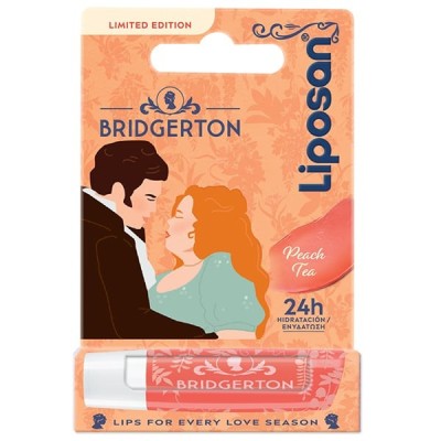 Liposan Limited Edition Bridgerton Eνυδατικό Balm Χειλιών Peach Tea, 4.8g