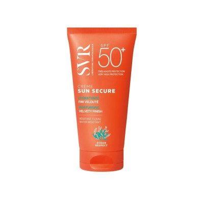 SVR Sun Secure Creme SPF50+ Hydratante Veloute Αντιηλιακή Κρέμα Προσώπου με Βελούδινο τελείωμα 50ml