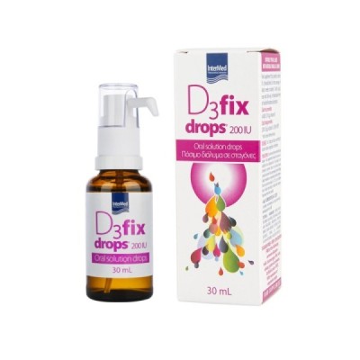 INTERMED D3 FIX DROPS 200IU WITH PUMP FLX30ML