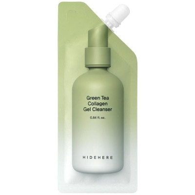 Hidehere Green Tea Collagen Gel Cleanser Καθαριστικό Προσώπου, 25ml