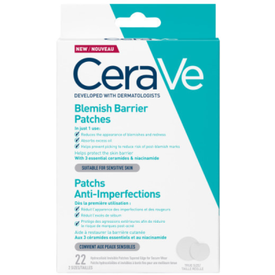 CeraVe Blemish Barrier Patches Αυτοκόλλητα Επιθέματα Κατά των Ατελειών, 22τεμ