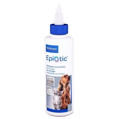 Virbac Epiotic Solution Καθαριστικό Αυτιών σε Σταγόνες για Γάτες & Σκύλους 125ml