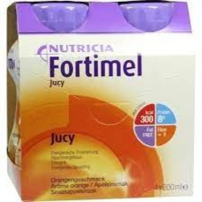 Nutricia Fortimel Jucy Πορτοκάλι 4 X 200ML