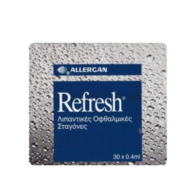 Allergan Refresh Λιπαντικές Οφθαλμικές Σταγόνες 30x0.4ml