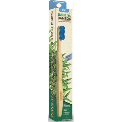 Smile Bamboo Οδοντόβουρτσα Μπλε Soft Μαλακή