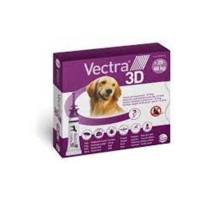 VECTRA 3D DOG 25-40KG X3 SPOT-ON
