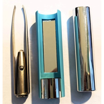 ΤΣΙΜΠΙΔΑΚΙ ΜΕ ΦΩΣ ΑΝΟΞΕΙΔΩΤΟ ΓΑΛΑΖΙΟ με λοξό τέλος LA-TWEEZ