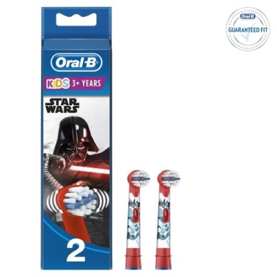 Oral-B Kids 3+ Star Wars Παιδικές Ανταλλακτικές Κεφαλές Βουρτσίσματος 2 τμχ
