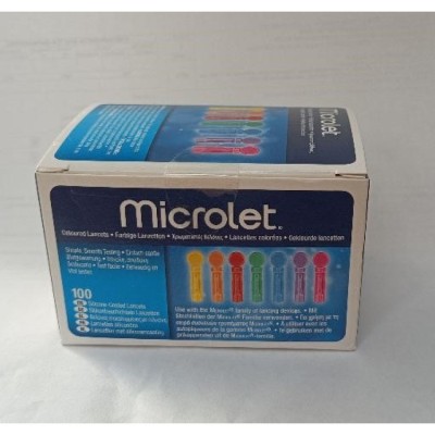 BAYER Microlet βελόνες σακχάρου 100 τεμ