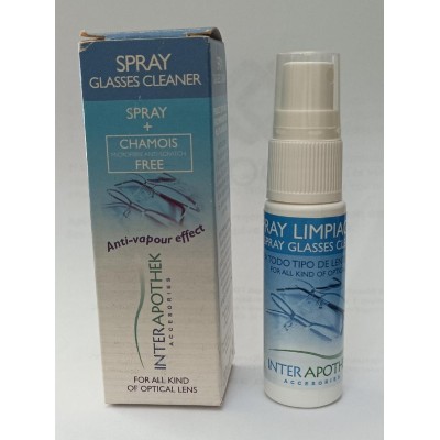 I.A. SPRAY GLASSES CLEANER 20ML SPRAY Σπρέι για Καθαρισμό Φακών Οράσεως & Γυαλιών