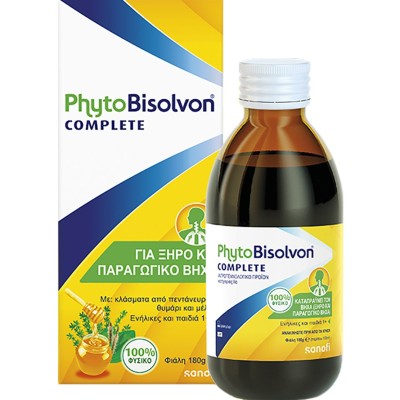 PhytoBisolvon Complete Για Ξηρό & Παραγωγικό Βήχα 180g