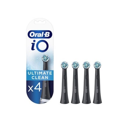 Oral-B Ανταλλακτικές Κεφαλές iO Ultimate Clean Black 4τμχ