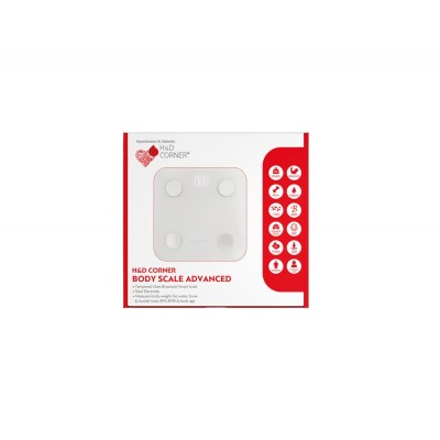 H & D Corner Body Scale Advanced Ζυγαριά με LED & Bluetooth