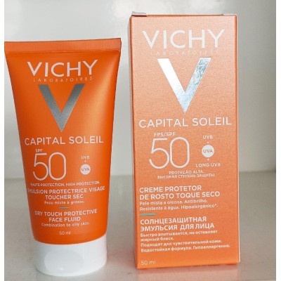VICHY Capital Soleil SPF50 Ματ Αποτέλεσμα 50ml
