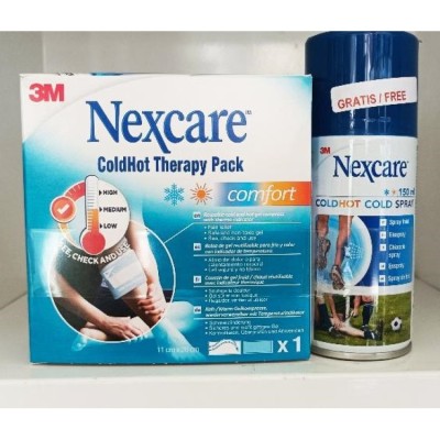 3M Nexcare ColdHot Comfort 11cm x 26cm 2in1 & Cold Spray 150ml
