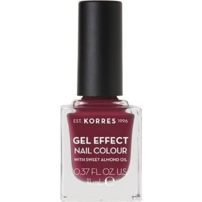 Korres Βερνίκι Νυχιών Gel Effect Nail Colour No74 Berry Addict 11ml