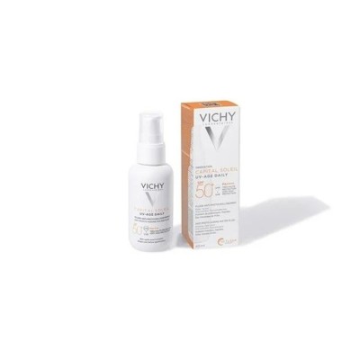 Vichy Capital Soleil UV-Age Daily SPF50+ Water Fluid με Χρώμα 40ml
