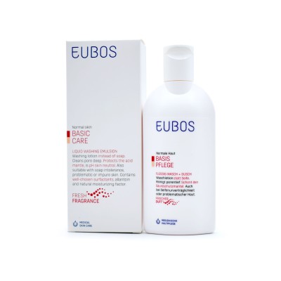 Eubos Liquid Washing Emulsion Red,200ml