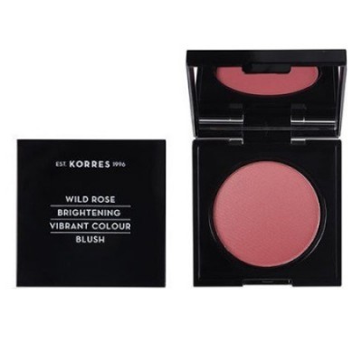 Korres Wild Rose Brightening Vibrant Colour Blush No.24 Άγριο Τριαντάφυλλο Ρουζ 5.5gr