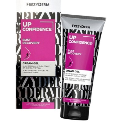 UP Confidence Bust Recovery Cream Gel Κρέμα Τζελ για Ανόρθωση & Αύξηση Όγκου Στήθους & Γλουτών, 200ml