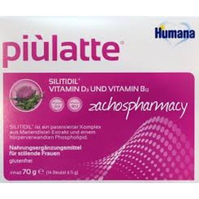 HUMANA PIULATTE SACHET 70gr 14X5gr SACHET Silitidil VitD3 & Vit B12