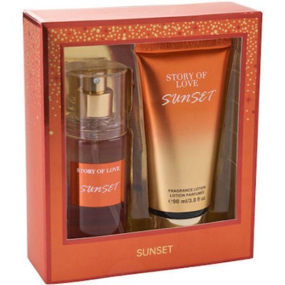 Story Of Love Σετ Δώρου Sunset Mist 88ml & Cream 90ml
