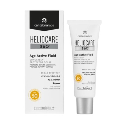 CANTABRIA LABS Heliocare 360 Age Active Fluid Αντηλιακό Προσώπου SPF50+ 50ml
