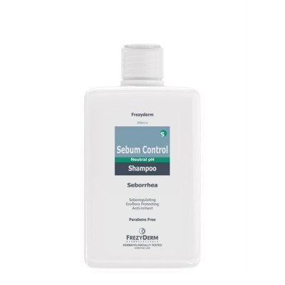 FREZYDΕRM SEBUM CONTROL SHAMPOO 200ML SEBORRHEA PARABENS FREE