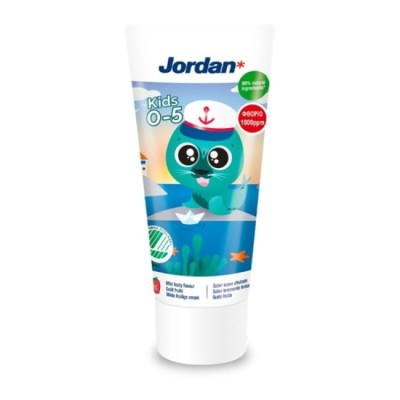 Jordan Kids Toothpaste 1000 ppm Παιδική Οδοντόκρεμα 0-5 Ετών