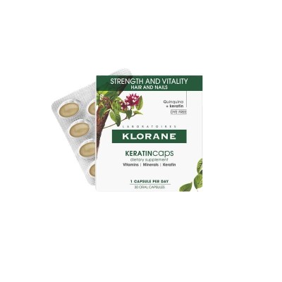 Klorane Keratin Caps, 30caps
