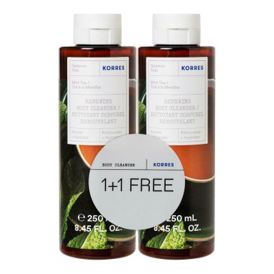 KORRES ΑΦΡΟΛΟΥΤΡΟ ΠΡΑΣΙΝΟ ΤΣΑΙ 250ML 1+1 ΔΩΡΟ
