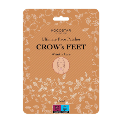 Kocostar Ultimate Face Patches Crow's Feet Wrinkle Care Αντιρυτιδικά Επιθέματα Ματιών 4 τεμ.